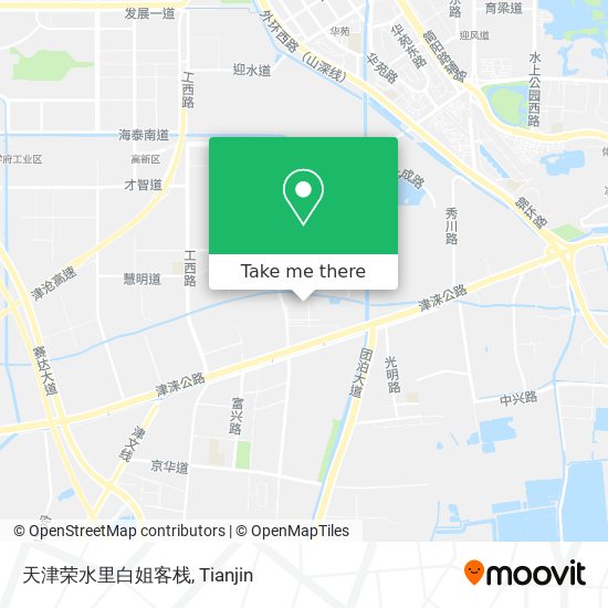 天津荣水里白姐客栈 map