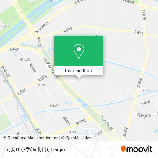 刘安庄小学(东北门) map