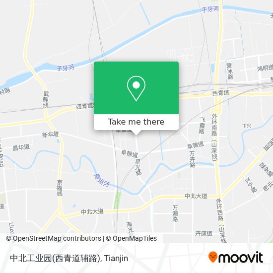 中北工业园(西青道辅路) map