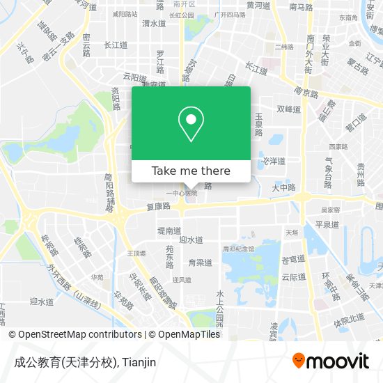 成公教育(天津分校) map