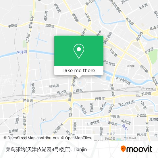 菜鸟驿站(天津依湖园8号楼店) map