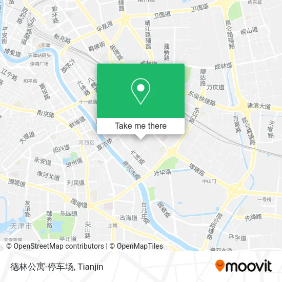 德林公寓-停车场 map