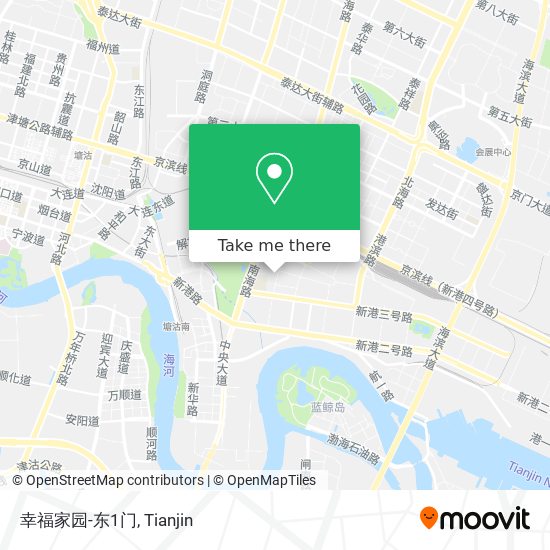 幸福家园-东1门 map