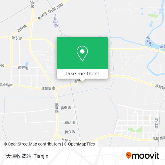 天津收费站 map