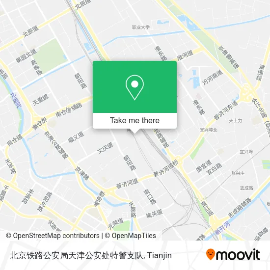 北京铁路公安局天津公安处特警支队 map