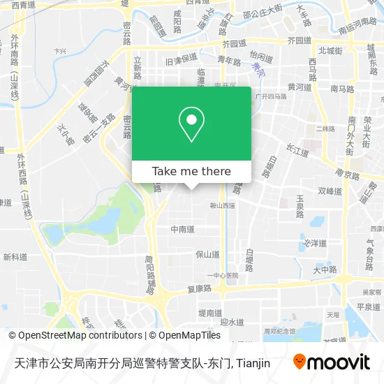 天津市公安局南开分局巡警特警支队-东门 map