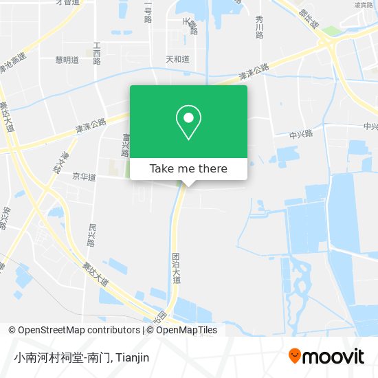 小南河村祠堂-南门 map