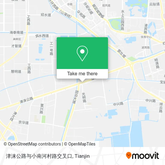 津涞公路与小南河村路交叉口 map