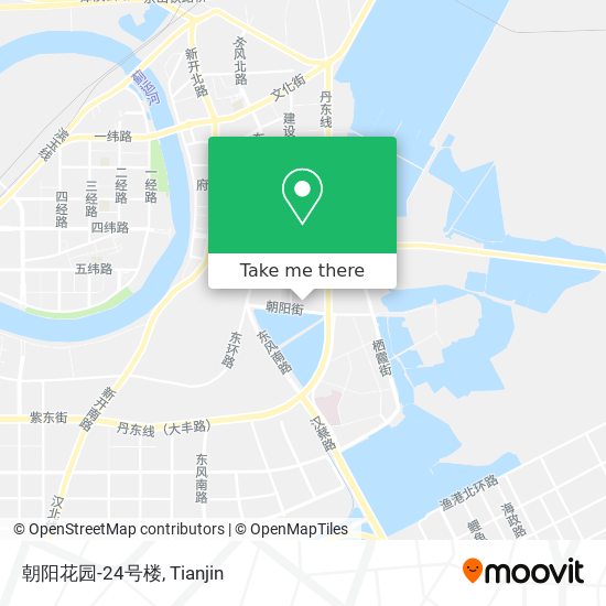 朝阳花园-24号楼 map