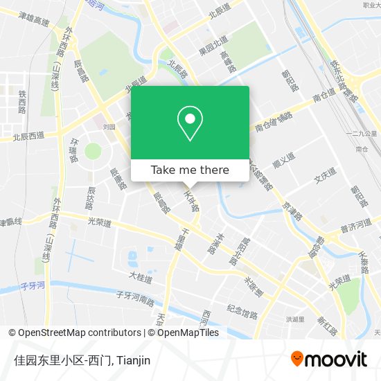 佳园东里小区-西门 map