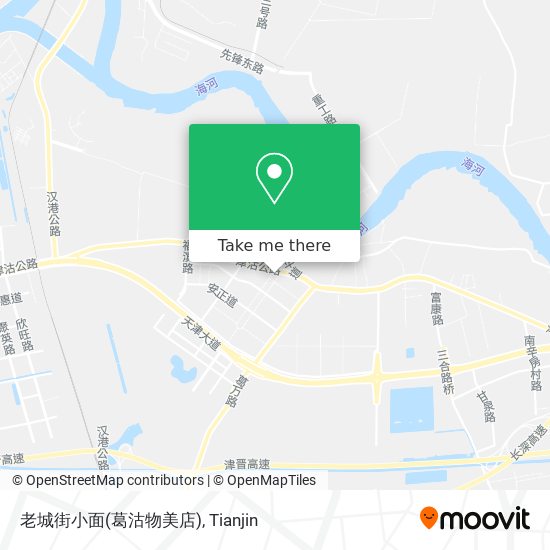 老城街小面(葛沽物美店) map