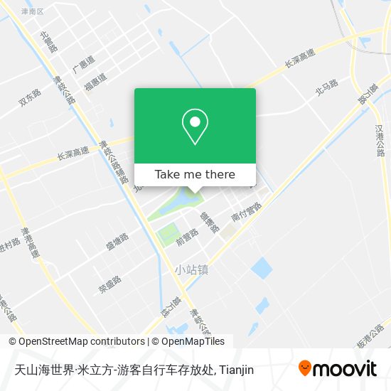 天山海世界·米立方-游客自行车存放处 map