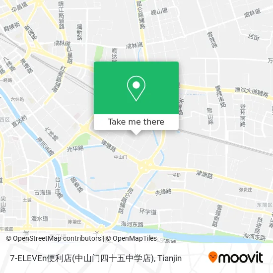 7-ELEVEn便利店(中山门四十五中学店) map