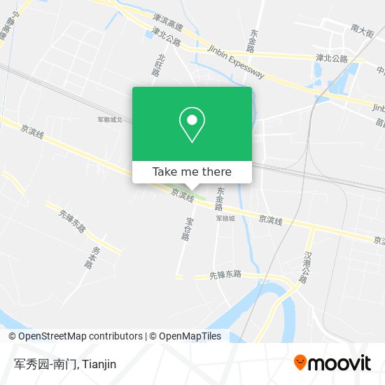 军秀园-南门 map