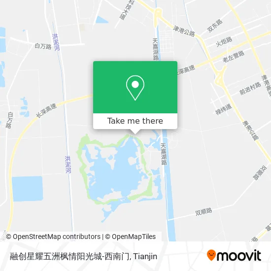 融创星耀五洲枫情阳光城-西南门 map