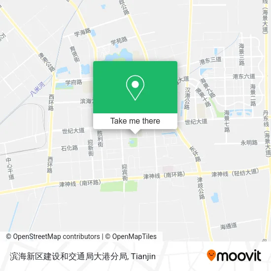 滨海新区建设和交通局大港分局 map
