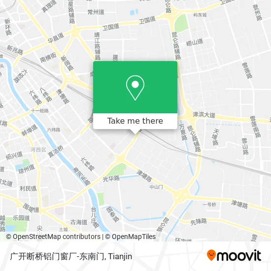 广开断桥铝门窗厂-东南门 map