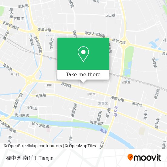 福中园-南1门 map