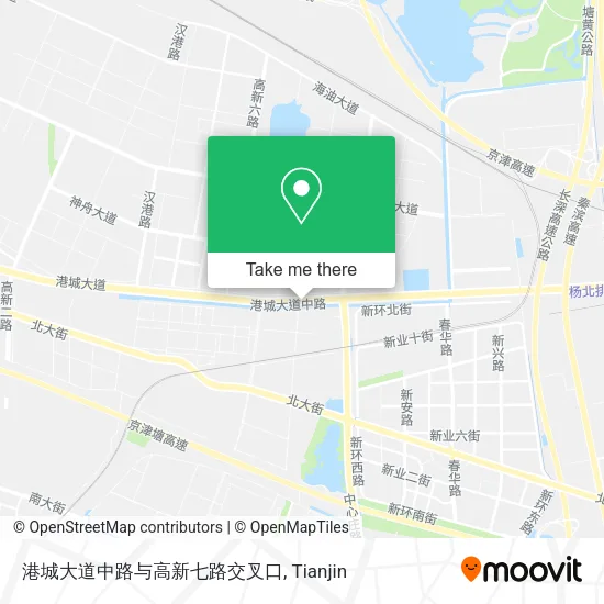港城大道中路与高新七路交叉口 map