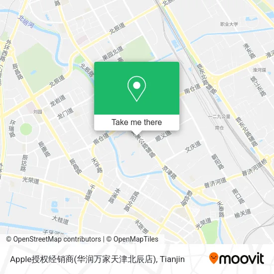 Apple授权经销商(华润万家天津北辰店) map
