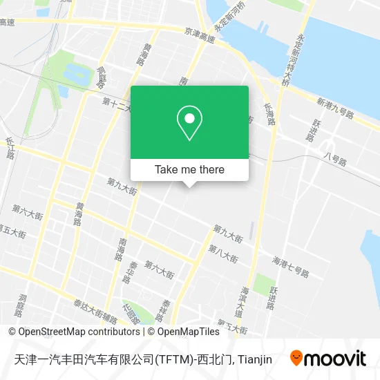 天津一汽丰田汽车有限公司(TFTM)-西北门 map