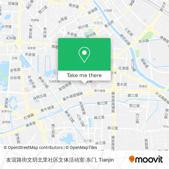 友谊路街文玥北里社区文体活动室-东门 map