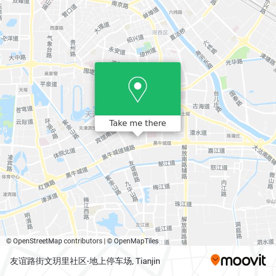 友谊路街文玥里社区-地上停车场 map