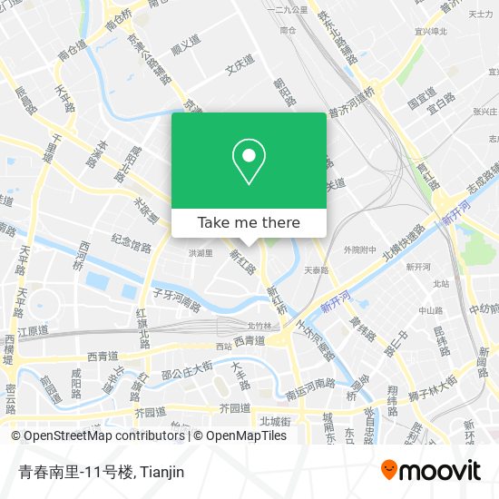 青春南里-11号楼 map
