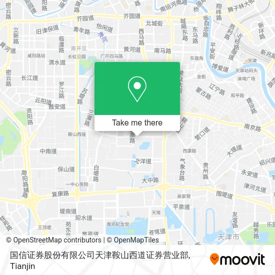 国信证券股份有限公司天津鞍山西道证券营业部 map