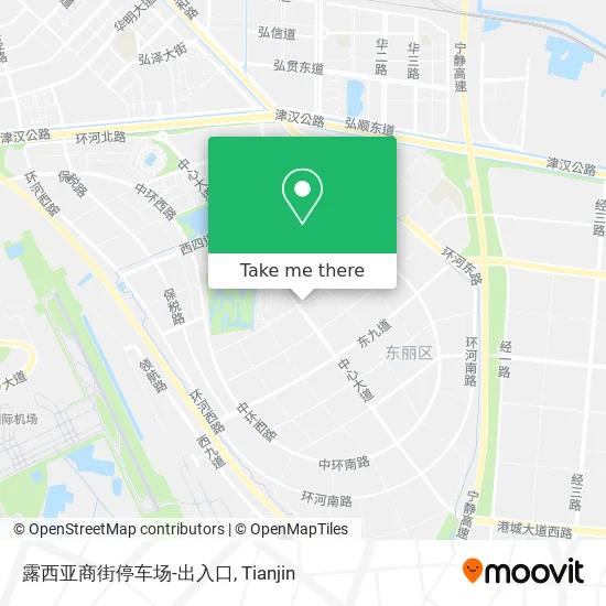 露西亚商街停车场-出入口 map