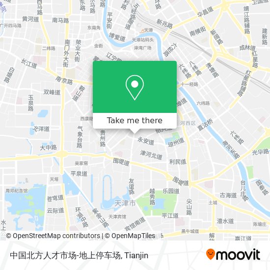 中国北方人才市场-地上停车场 map