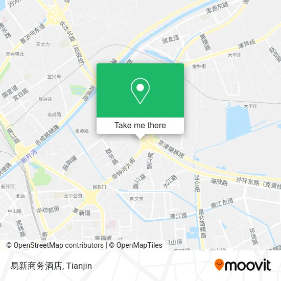 易新商务酒店 map