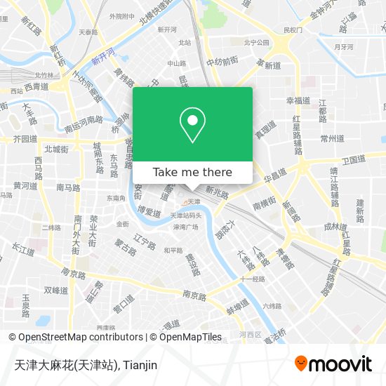 天津大麻花(天津站) map