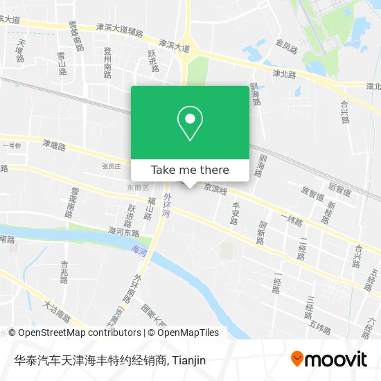 华泰汽车天津海丰特约经销商 map