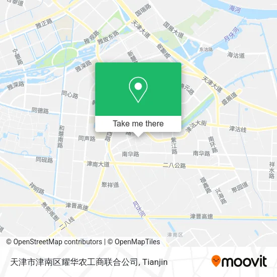 天津市津南区耀华农工商联合公司 map