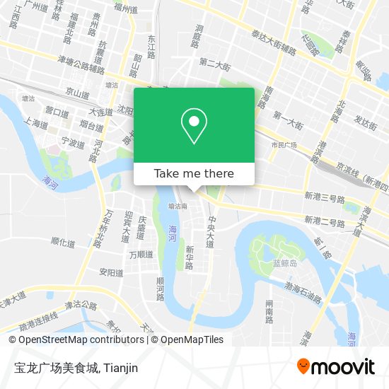 宝龙广场美食城 map