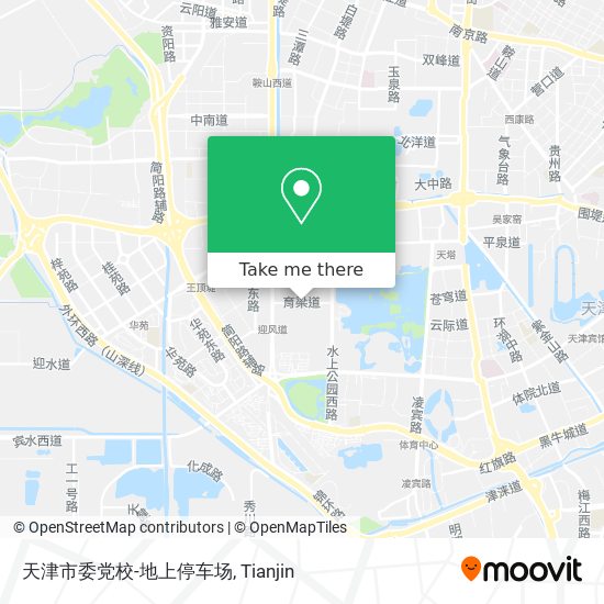 天津市委党校-地上停车场 map