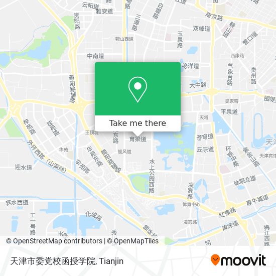 天津市委党校函授学院 map