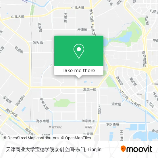 天津商业大学宝德学院众创空间-东门 map