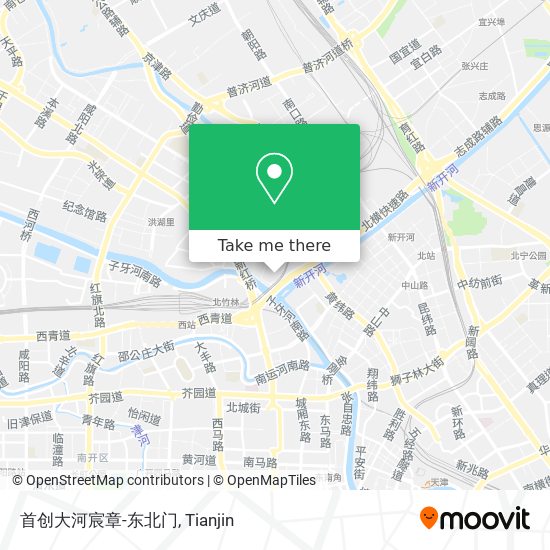 首创大河宸章-东北门 map