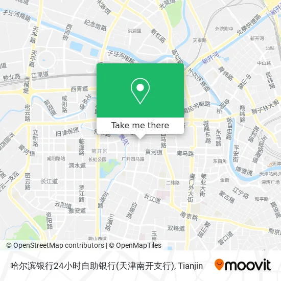 哈尔滨银行24小时自助银行(天津南开支行) map