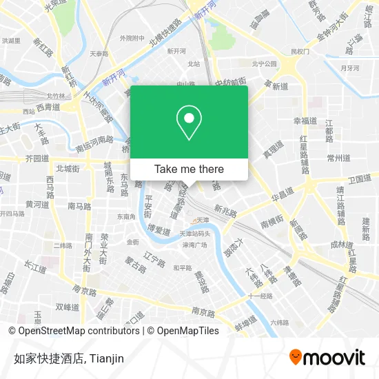 如家快捷酒店 map
