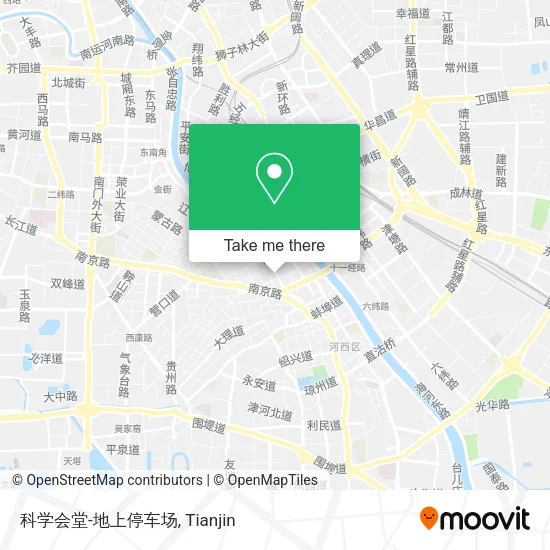 科学会堂-地上停车场 map