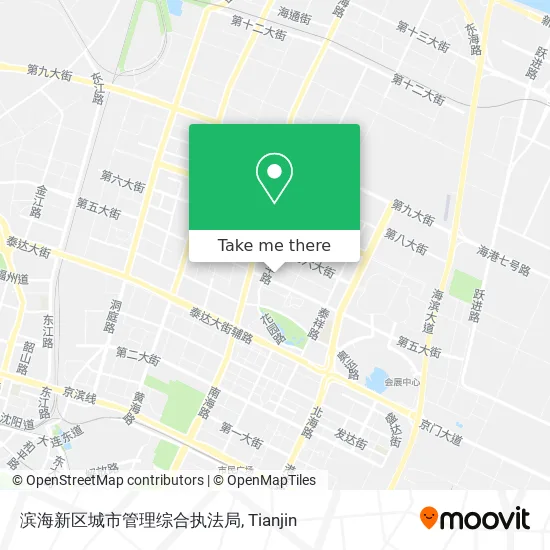 滨海新区城市管理综合执法局 map