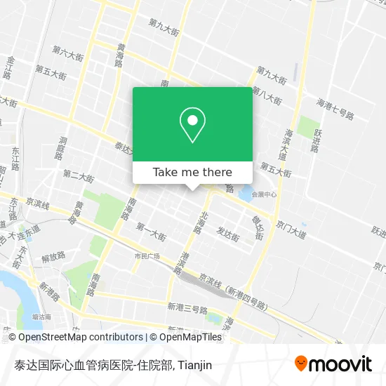 泰达国际心血管病医院-住院部 map