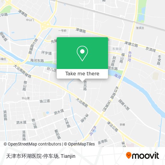 天津市环湖医院-停车场 map