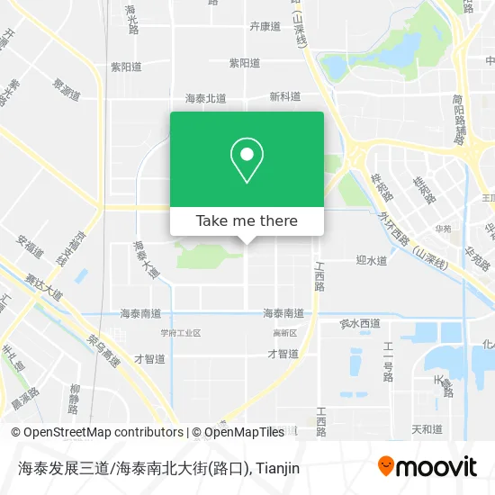 海泰发展三道/海泰南北大街(路口) map