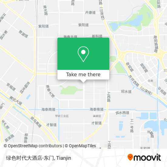 绿色时代大酒店-东门 map