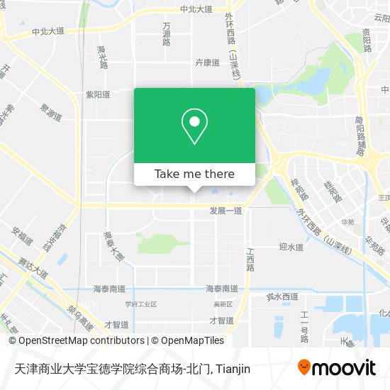 天津商业大学宝德学院综合商场-北门 map