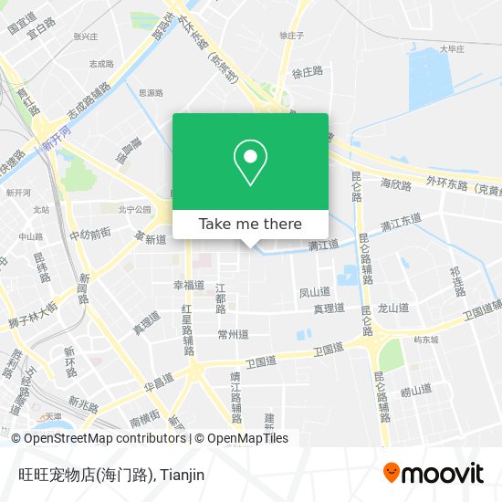 旺旺宠物店(海门路) map
